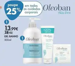 Pingo Doce Oleoban - gel banho promoção