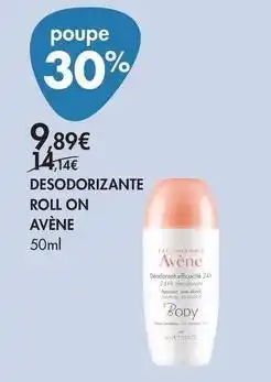 Pingo Doce Avène - desodorizante roll on promoção
