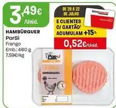 Intermarché Porsi - hamburguer promoção