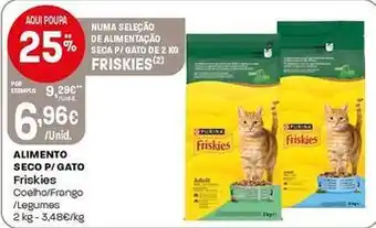 Intermarché Friskies - alimento seco p/gato promoção