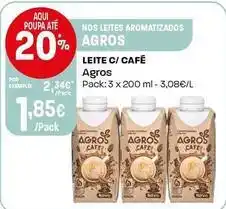 Intermarché Agros - leite c/ cafe promoção