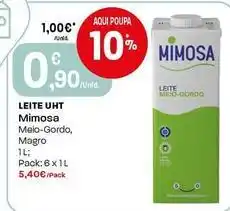Intermarché Mimosa - leite uht promoção