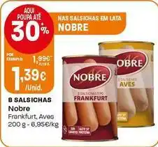Intermarché Nobre - 8 salsichas promoção