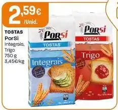 Intermarché Porsi - tostas promoção