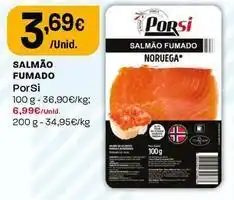 Intermarché Porsi - salmão fumado promoção