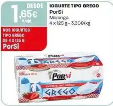 Intermarché Porsi - iogurte tipo grego promoção