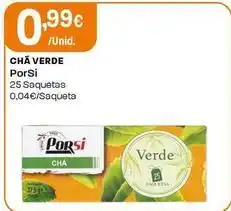 Intermarché Porsi - chá verde promoção
