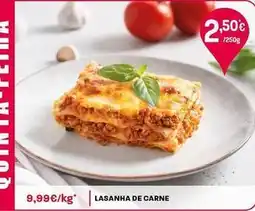 Intermarché Lasanha de carne promoção