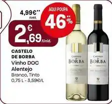 Intermarché Castelo de borba - vinho doc alentejo promoção
