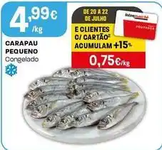 Intermarché Carapau pequeno congelado promoção
