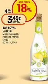 Intermarché Bar royal - cocktail promoção