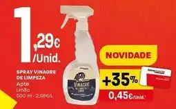 Intermarché Apta - spray vinagre de limpeza promoção