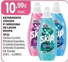 Intermarché Skip - detergente líquido para maquina de lavar roupa promoção