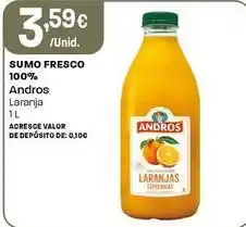 Intermarché Andros - sumo fresco 100% promoção