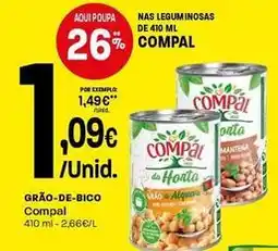 Intermarché Compal - grão de bico promoção