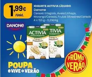 Intermarché Danone - iogurte activia liquido promoção