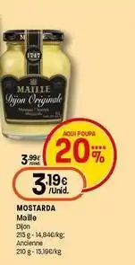 Intermarché Maille - mostarda promoção
