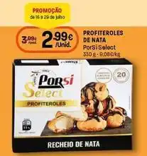Intermarché Porsi - profiteroles de nata promoção