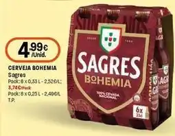 Intermarché Sagres - cerveja bohemia promoção