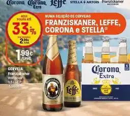Intermarché Franziskaner - cerveja promoção