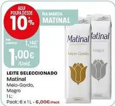 Intermarché Matinal - leite seleccionado promoção