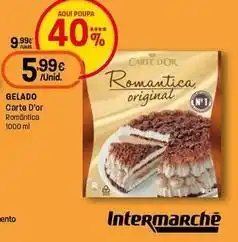 Intermarché Carte d'or - gelado promoção