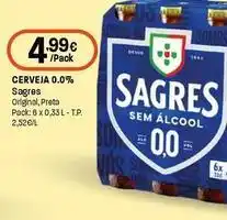 Intermarché Sagres - cerveja 0.0% promoção