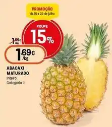 Intermarché Abacaxi maturado promoção