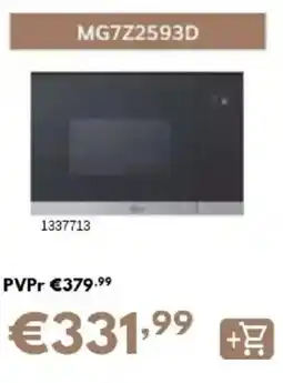 Radio Popular Microwave lg mg7z2593d promoção