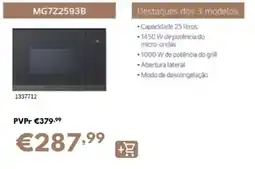 Radio Popular Micro-ondas mg7z2593b promoção