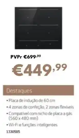 Radio Popular Placa de indução promoção