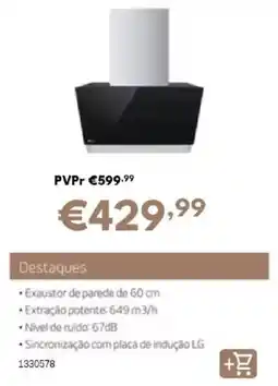 Radio Popular Exaustor de parede lg promoção