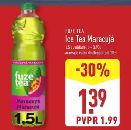 ALDI FUZE TEA Ice Tea Maracujá promoção