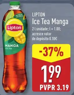 ALDI LIPTON Ice Tea Manga promoção