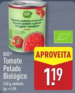 ALDI BIO Tomate Pelado Biológico promoção