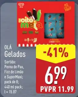 ALDI OLÁ Gelados promoção