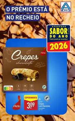 ALDI FLETE Crepes com Chocolate promoção