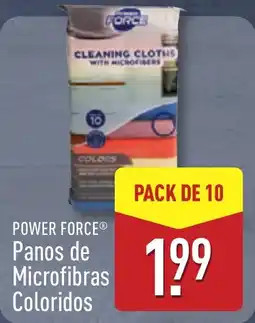 ALDI POWER FORCE Panos de Microfibras Coloridos promoção