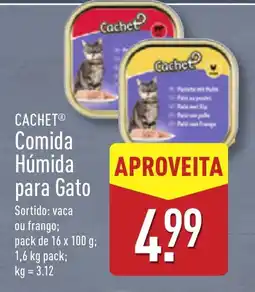 ALDI CACHET Comida Húmida para Gato promoção