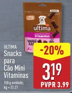 ALDI ULTIMA Snacks para Cão Mini Vitaminas promoção