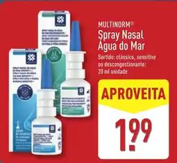 ALDI MULTINORM Spray Nasal Agua do Mar promoção