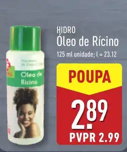 ALDI HIDRO Óleo de Rícino promoção