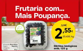Froiz Mirtilos biológicos promoção