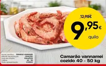 Froiz Camarão vannamei promoção