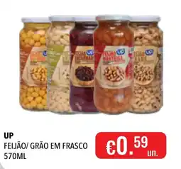 Central Cash Up feijão/ grão em frasco promoção