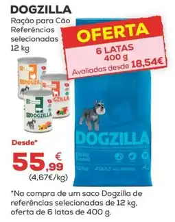 Kiwoko Dogzilla ração para cão promoção