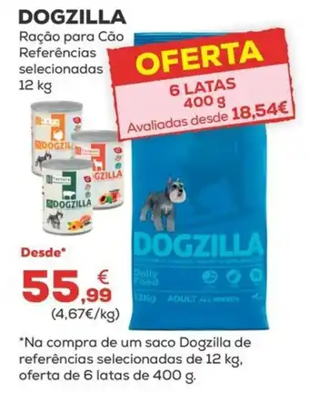 Kiwoko Dogzilla ração para cão promoção