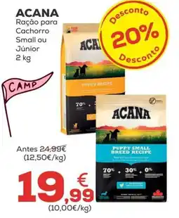 Kiwoko Acana ração para cachorro small ou júnior promoção