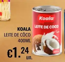 Central Cash koala leite de coco promoção