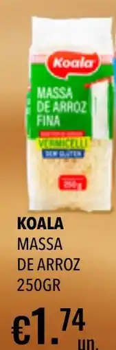 Central Cash koala massa de arroz fina promoção
